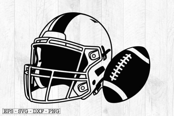 American Football SVG Graphics for Crafts
