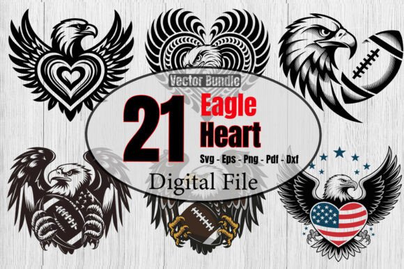 Eagle Heart SVG Bundle: Graphics & Crafts Review