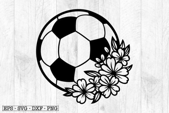 Floral Soccer SVG File Review for Embroidery
