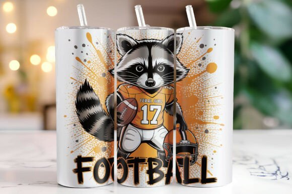 Football Halloween Tumbler Wrap Graphics for Crafts