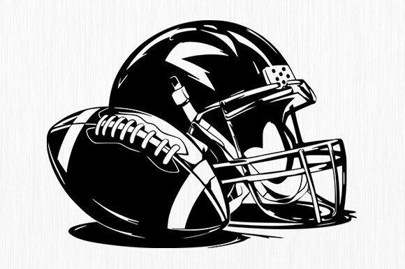 Football Helmet SVG Vector for Graphics and Crafts