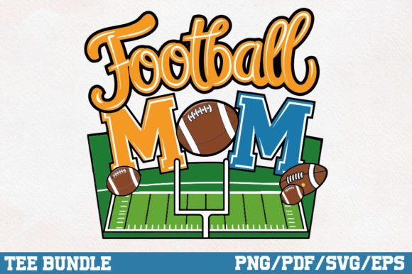 Football Mom Graphics: Stadium Sublimation for Crafts
