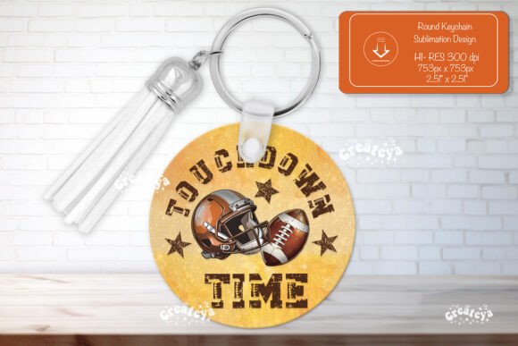 Football Quote Round Keychain Sport: A Designer Review