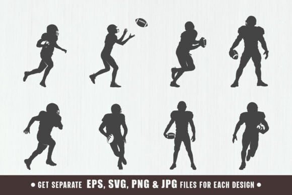 Football Svg Graphics for Crafts and Commercial Use