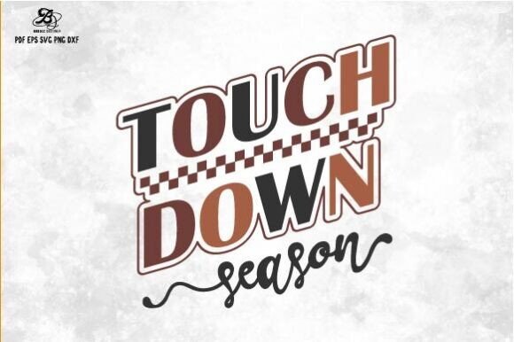 Football Touch Down Season Graphics for Crafts