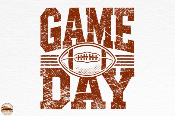 Game Day Vintage Football Graphics for Crafts