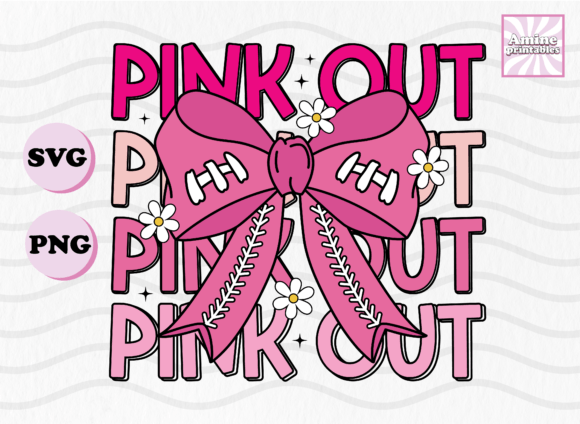 Pink Out Football Bow SVG: Graphics & Crafts Review
