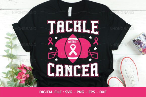 Tackle Breast Cancer SVG: Football Design Review